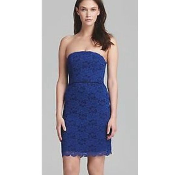 Diane Von Furstenberg
Two Tone Walker Stretch Lace Strapless Dress - Picture 1 of 9